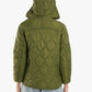 Olive Green Quilted Waterproof Jacket