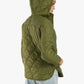 Olive Green Quilted Waterproof Jacket