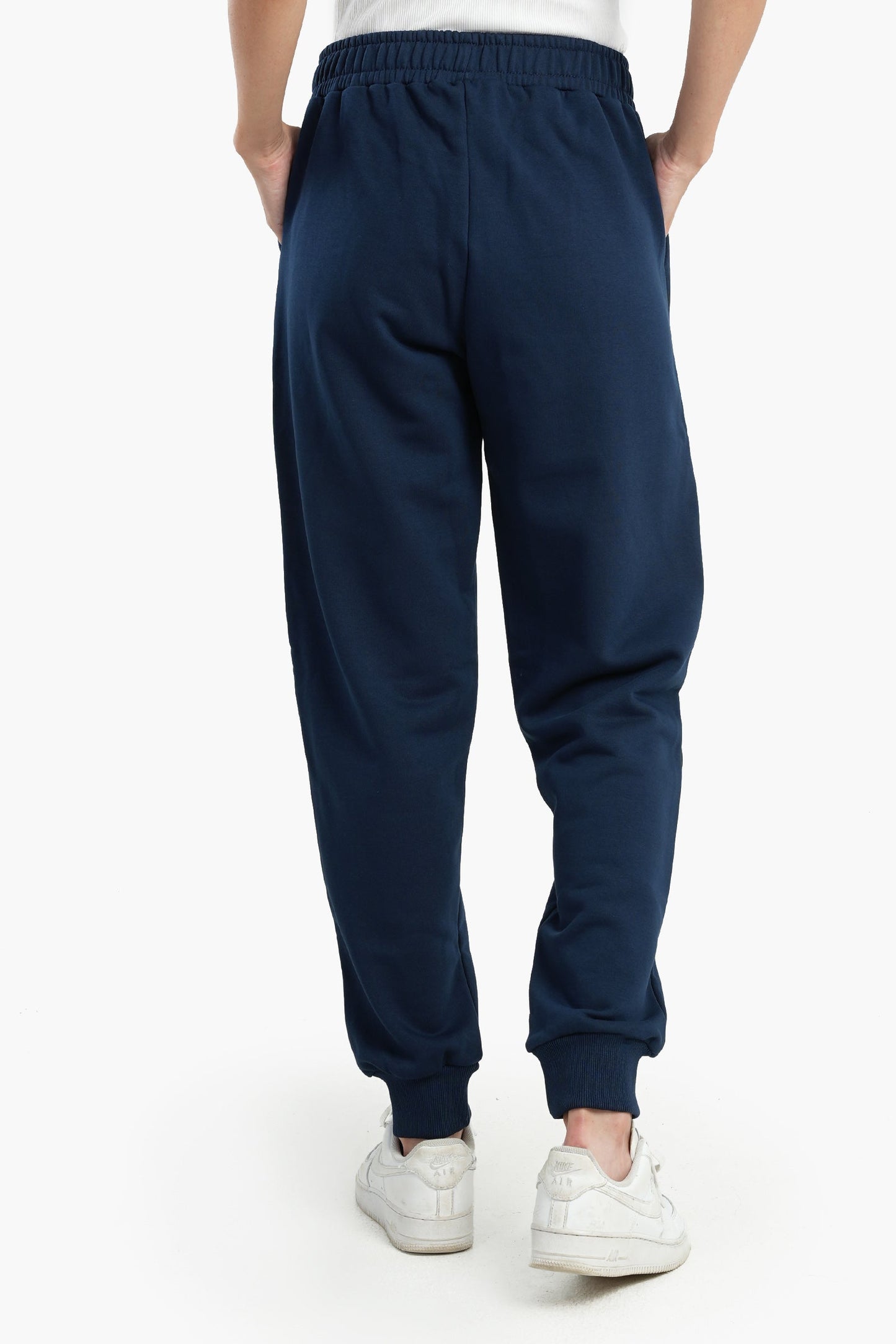 Navy Cotton Lounge Jogger