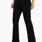 Black Flare Pants with Slits