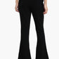 Black Flare Pants with Slits