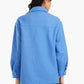 Blue Fleece Oversized Shirt