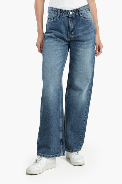 Blue Boyfriend Jeans