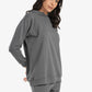 Dark Gray Plain Lounge Hoodie