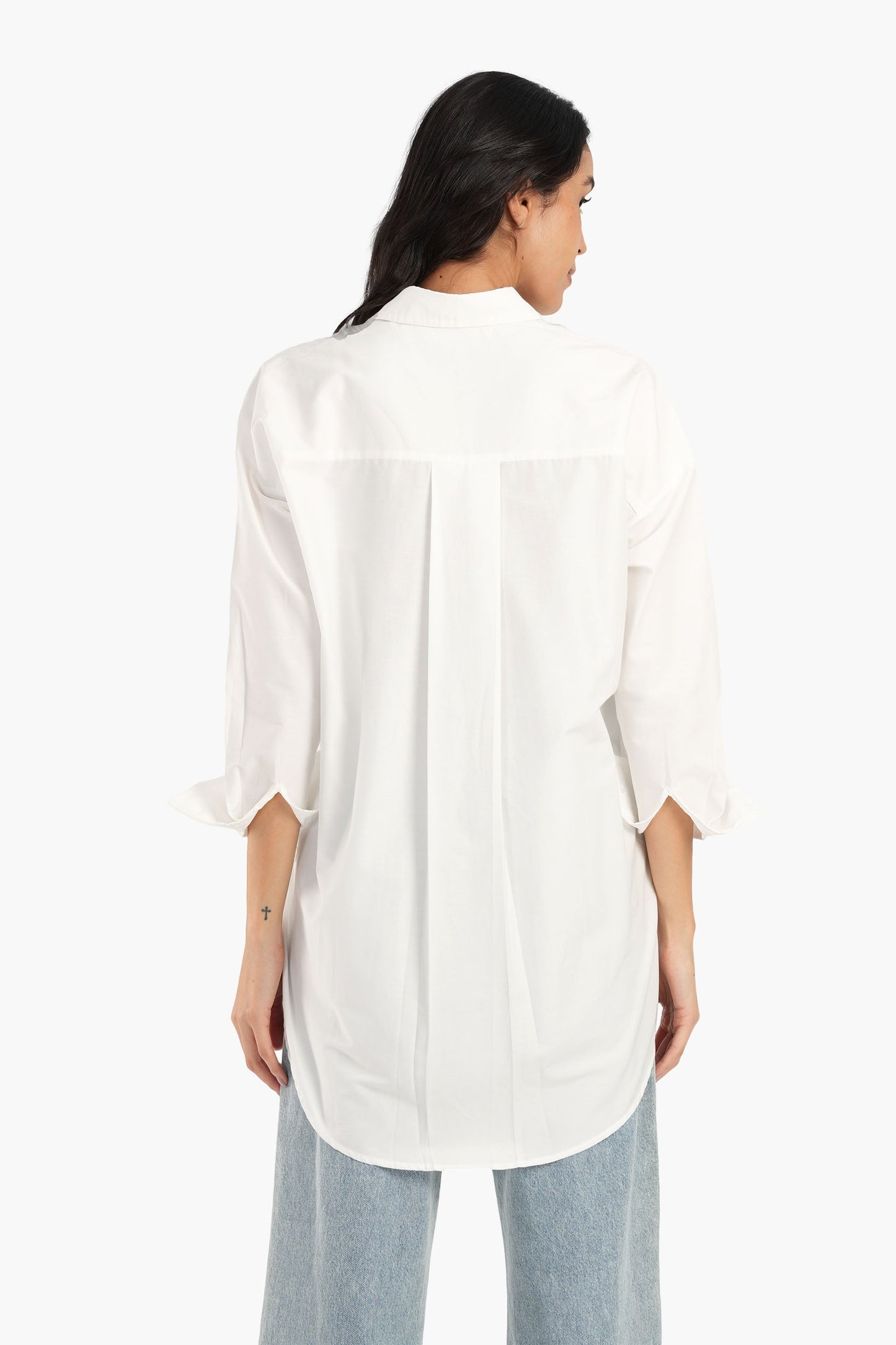 White High Low Shirt