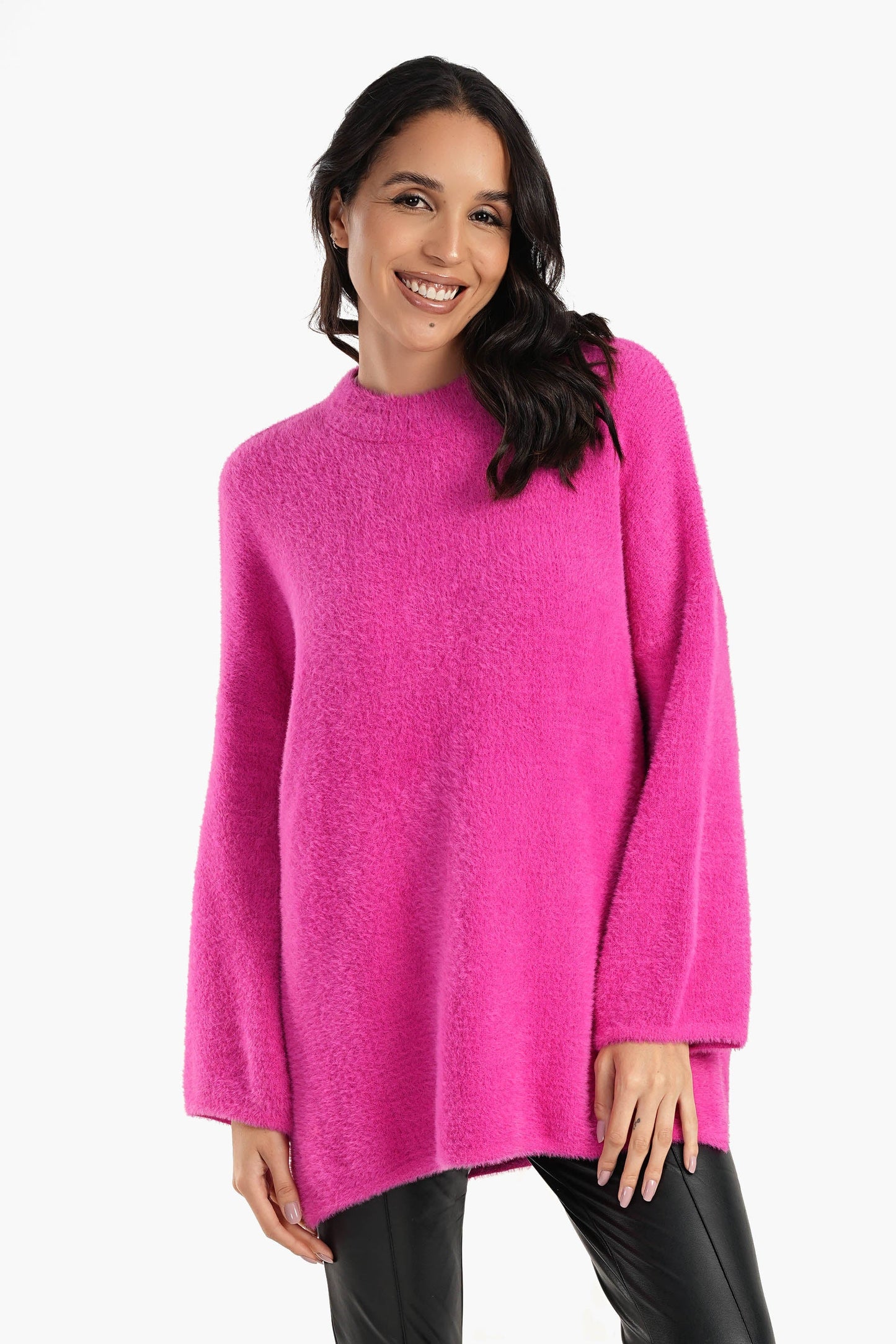 Wool Vibrant Color Pullover