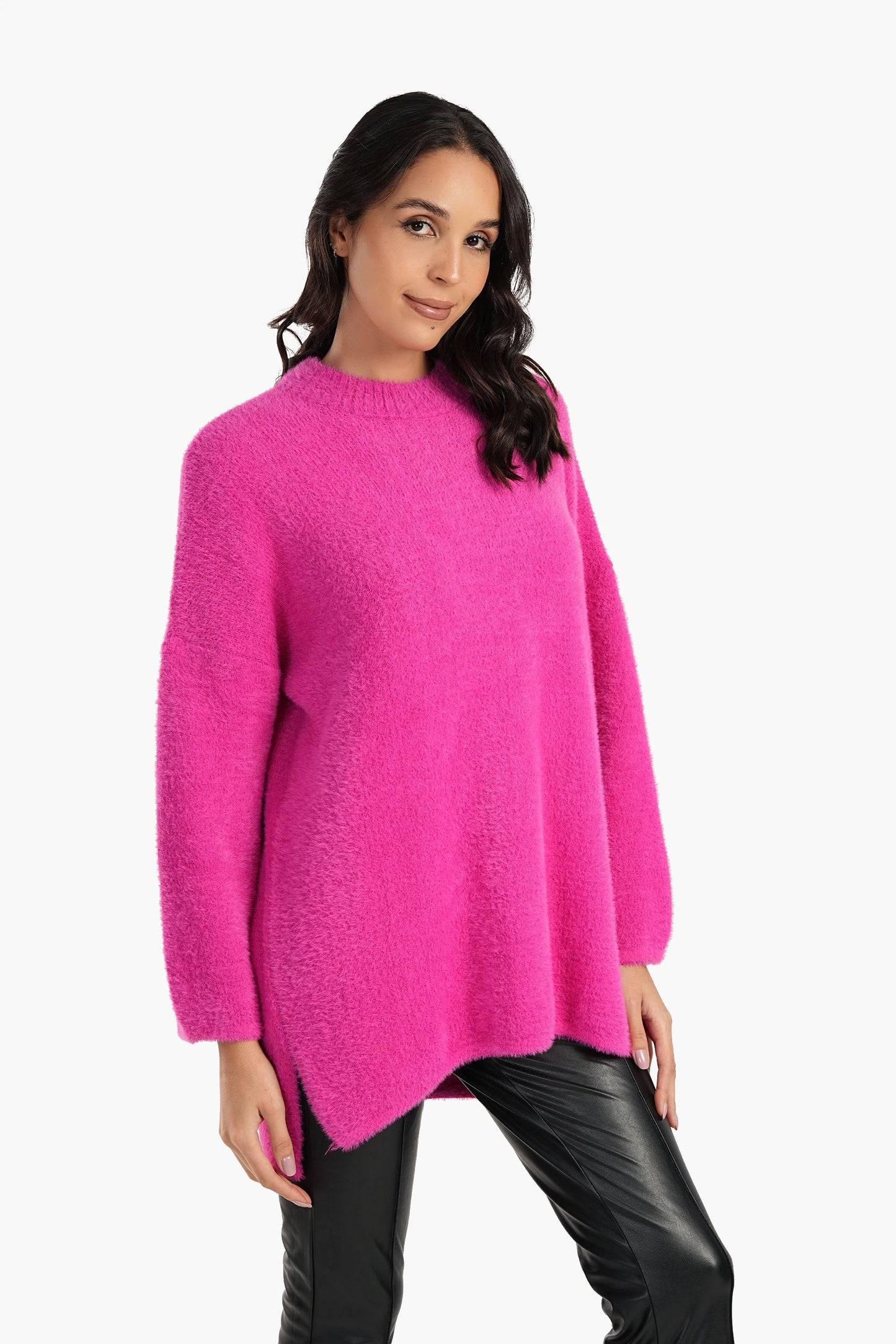 Wool Vibrant Color Pullover