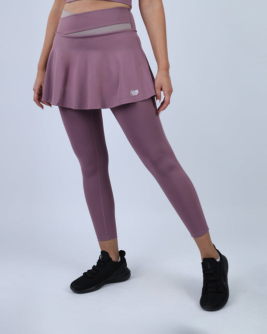 Dusty Purple Flexi Flair Skirted Leggings