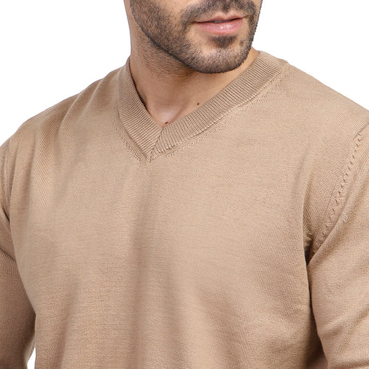 V-Neck Plain Pullover