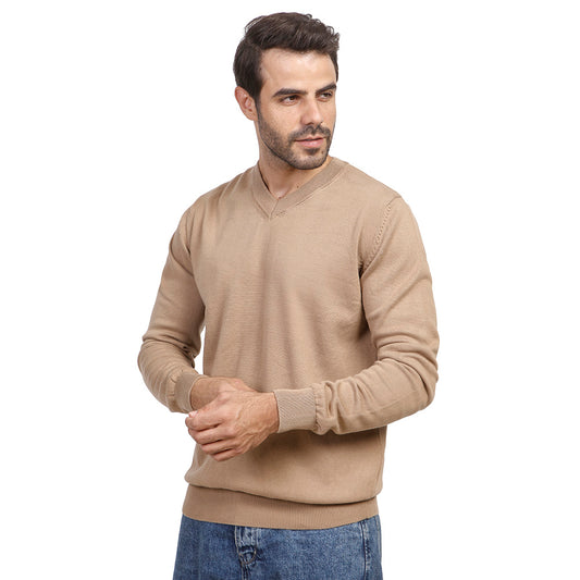 V-Neck Plain Pullover