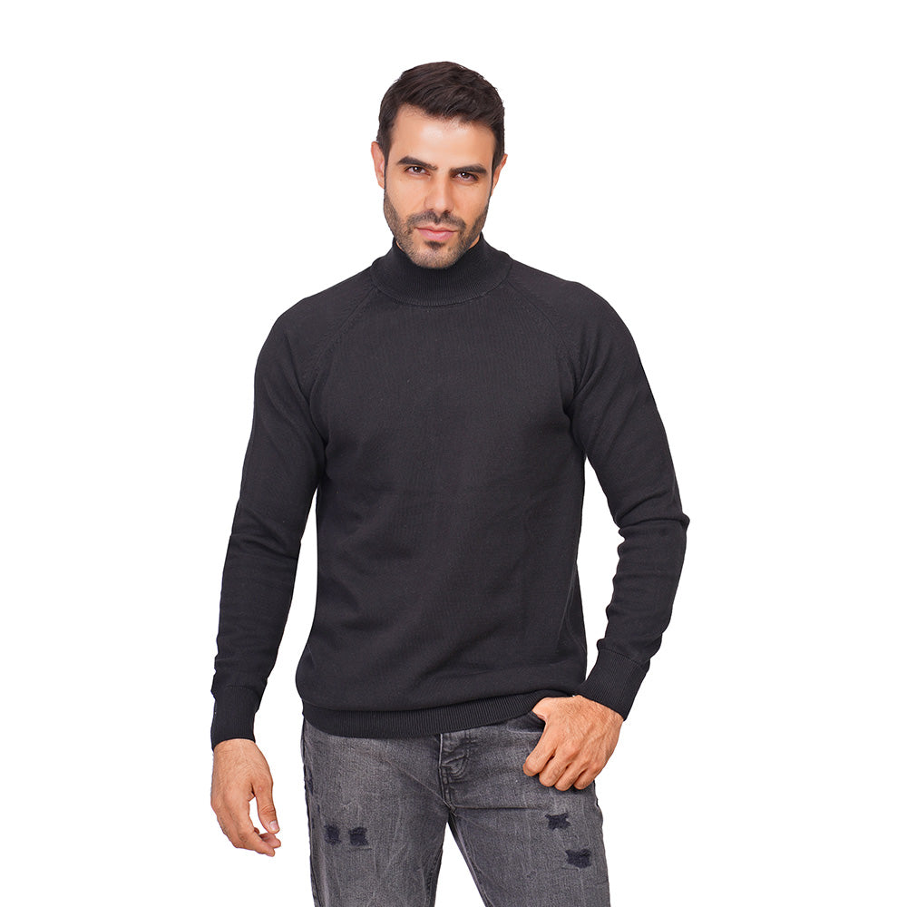 High Neck Long Sleeve Pullover