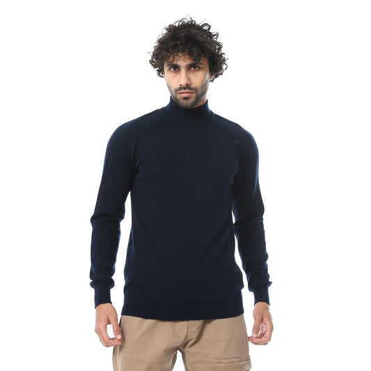 High Neck Long Sleeve Pullover