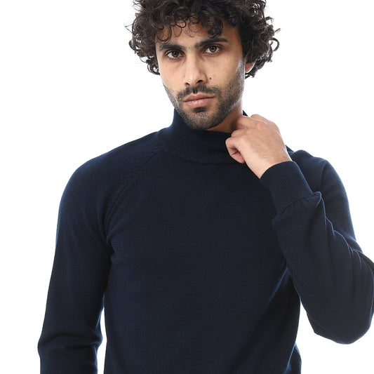 High Neck Long Sleeve Pullover