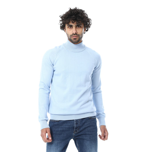 High Neck Long Sleeve Pullover