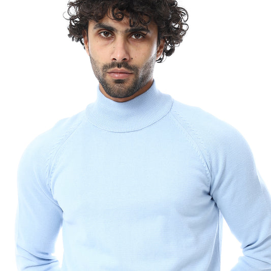 High Neck Long Sleeve Pullover