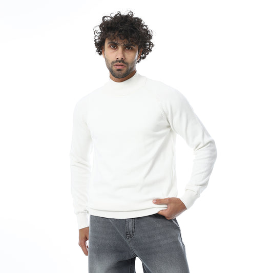 High Neck Long Sleeve Pullover