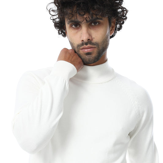 High Neck Long Sleeve Pullover