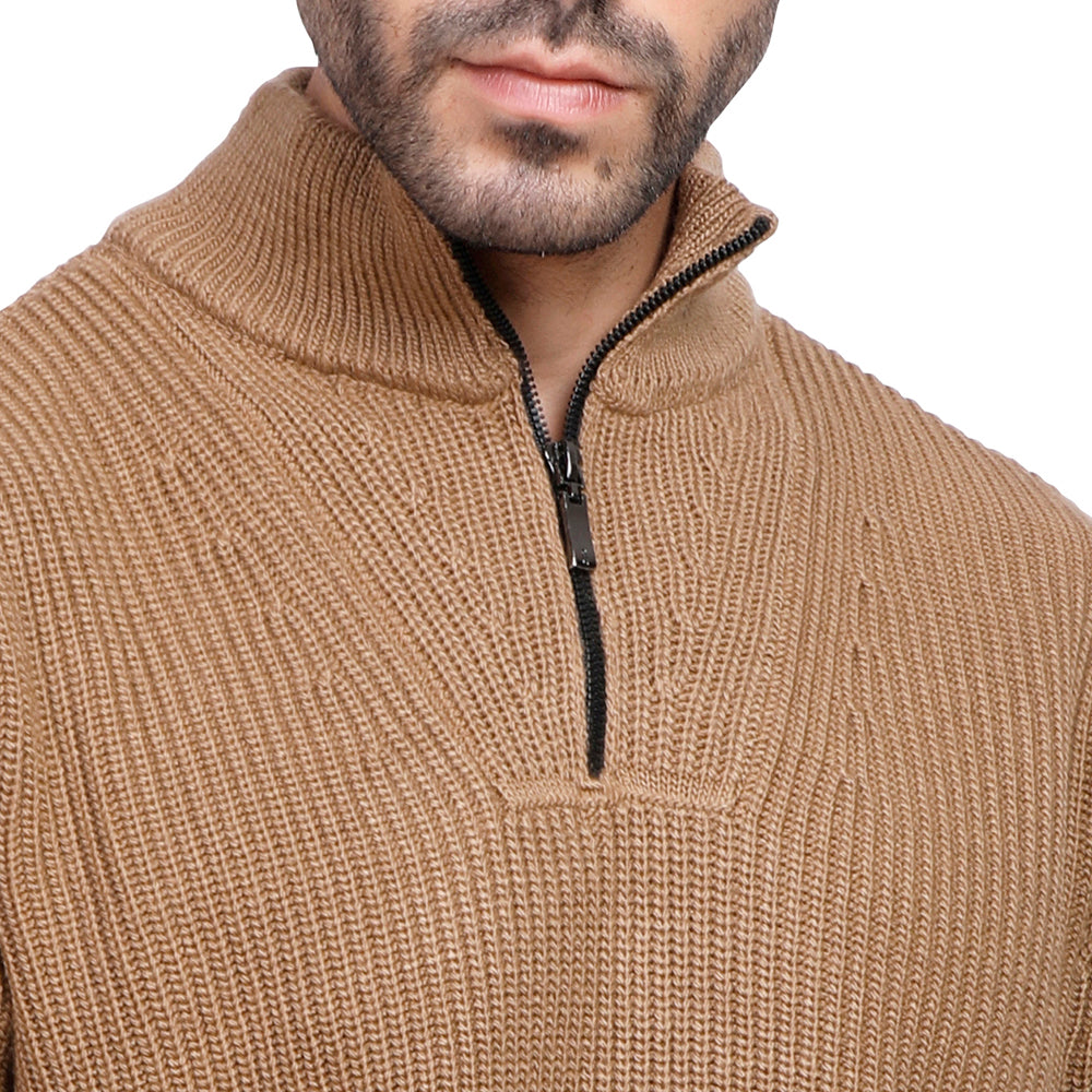 Zipper Neck Pullover