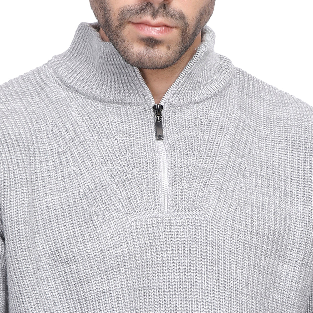 Zipper Neck Pullover