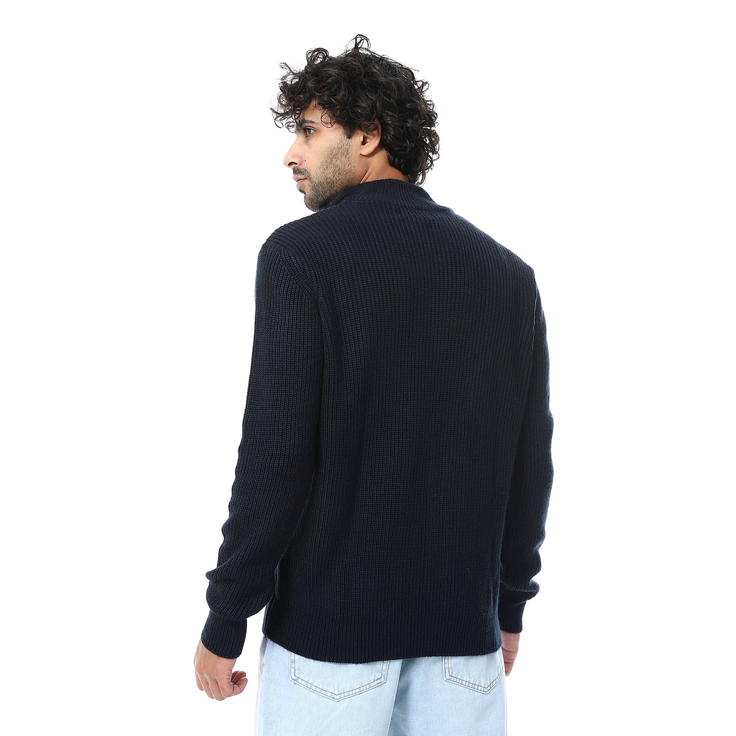 Zipper Neck Pullover