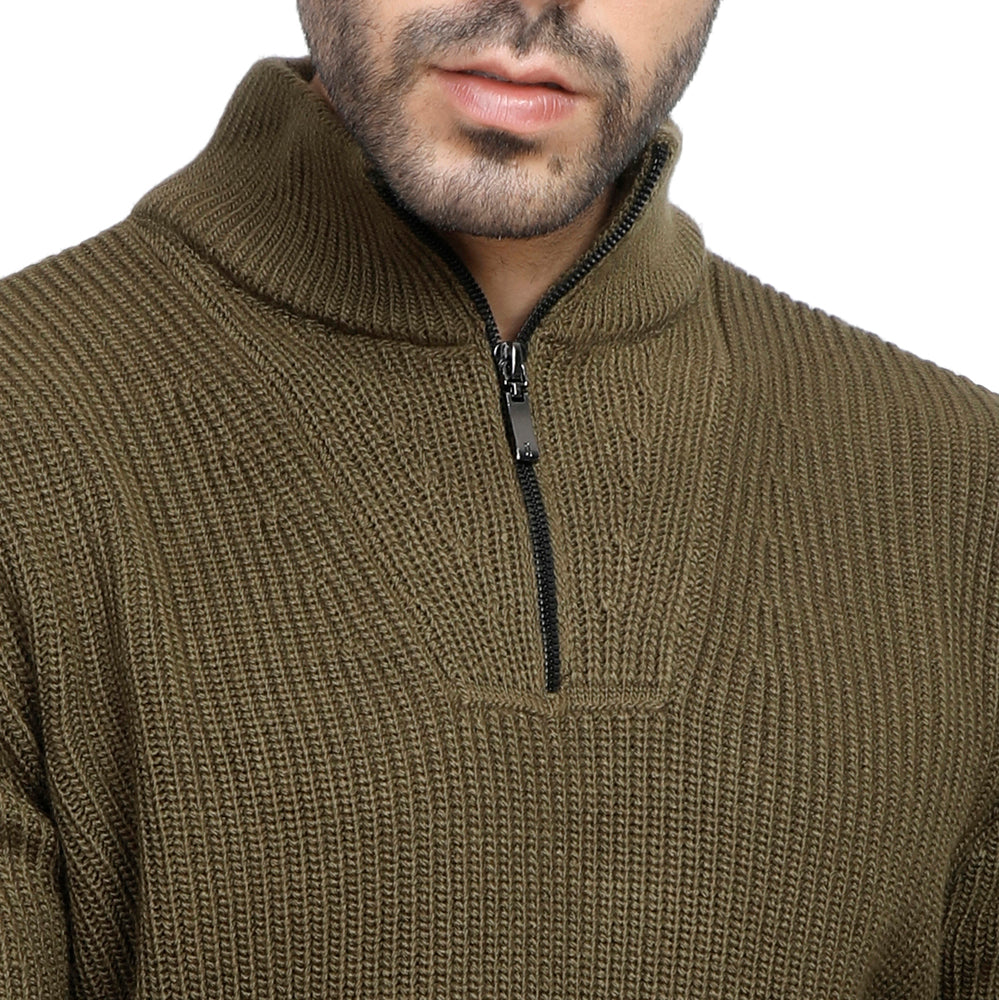 Zipper Neck Pullover