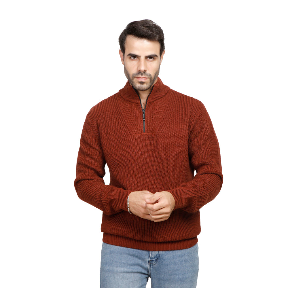 Zipper Neck Pullover