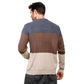 Tri-Tone Crew Neck Pullover