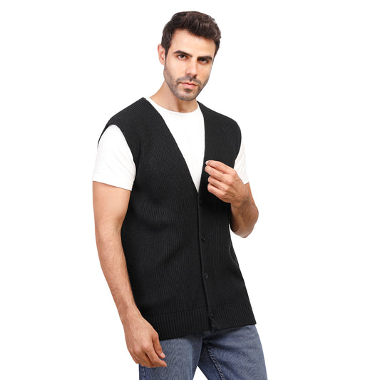 Button Sleeveless Vest