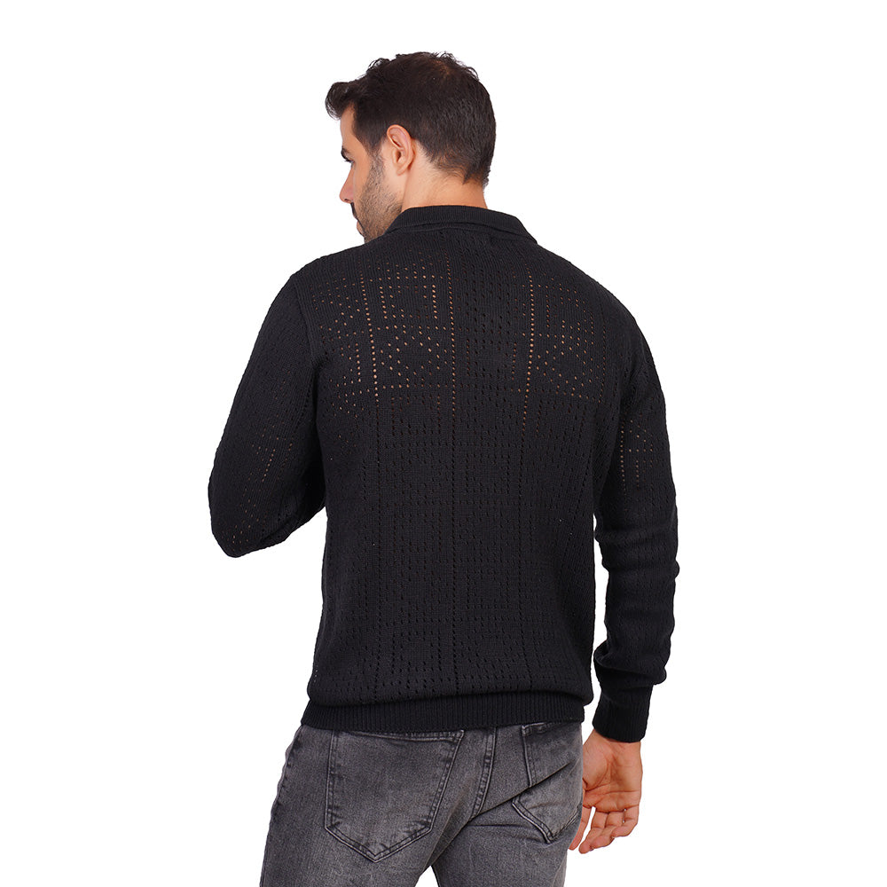 Net Long Sleeve Pullover