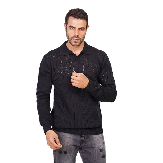 Net Long Sleeve Pullover