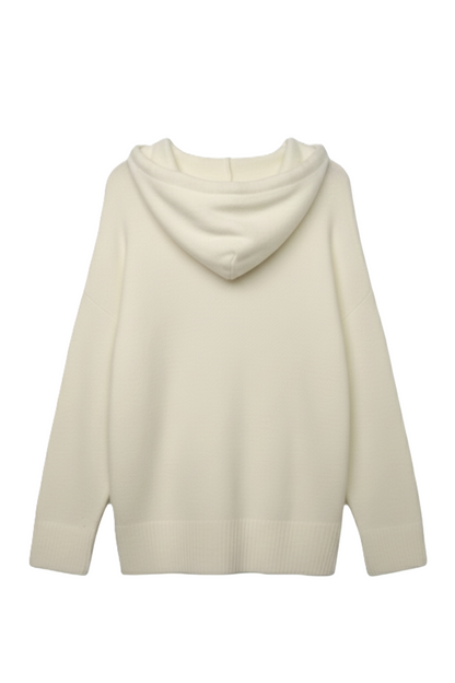 Wool Hooded Pullover