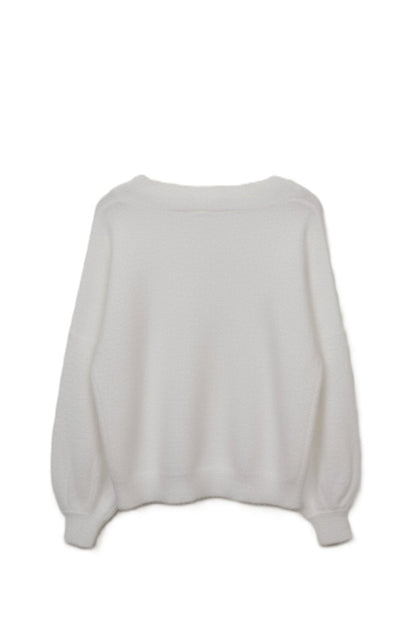 Relaxed V-Neck Cardigan