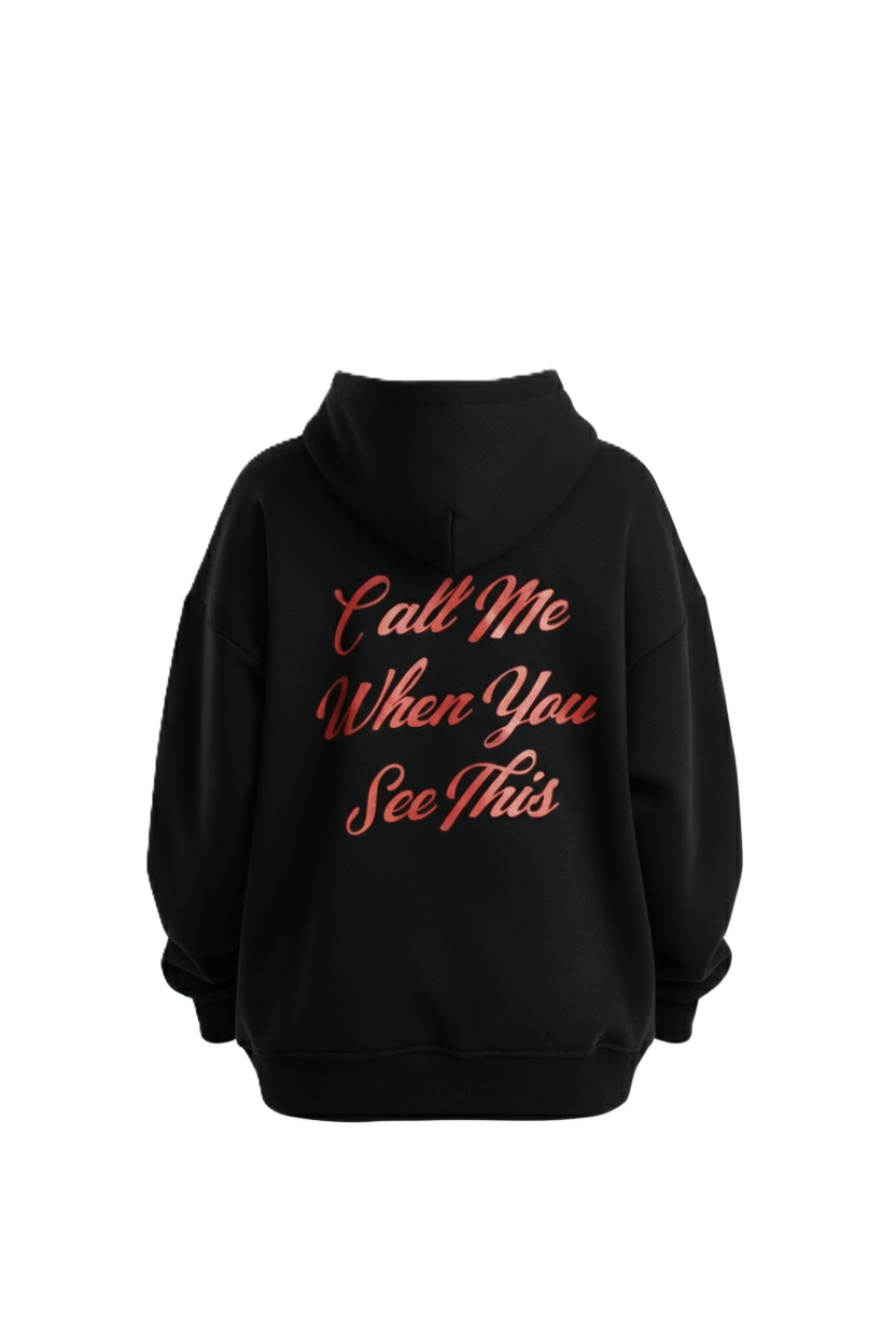Lounge Back Printed Hoodie