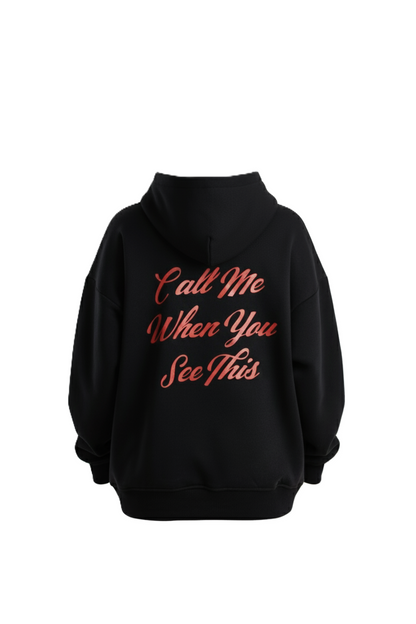 Lounge Back Printed Hoodie