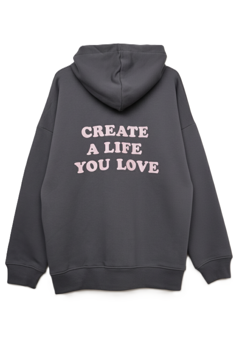Lounge Printed Hoodie