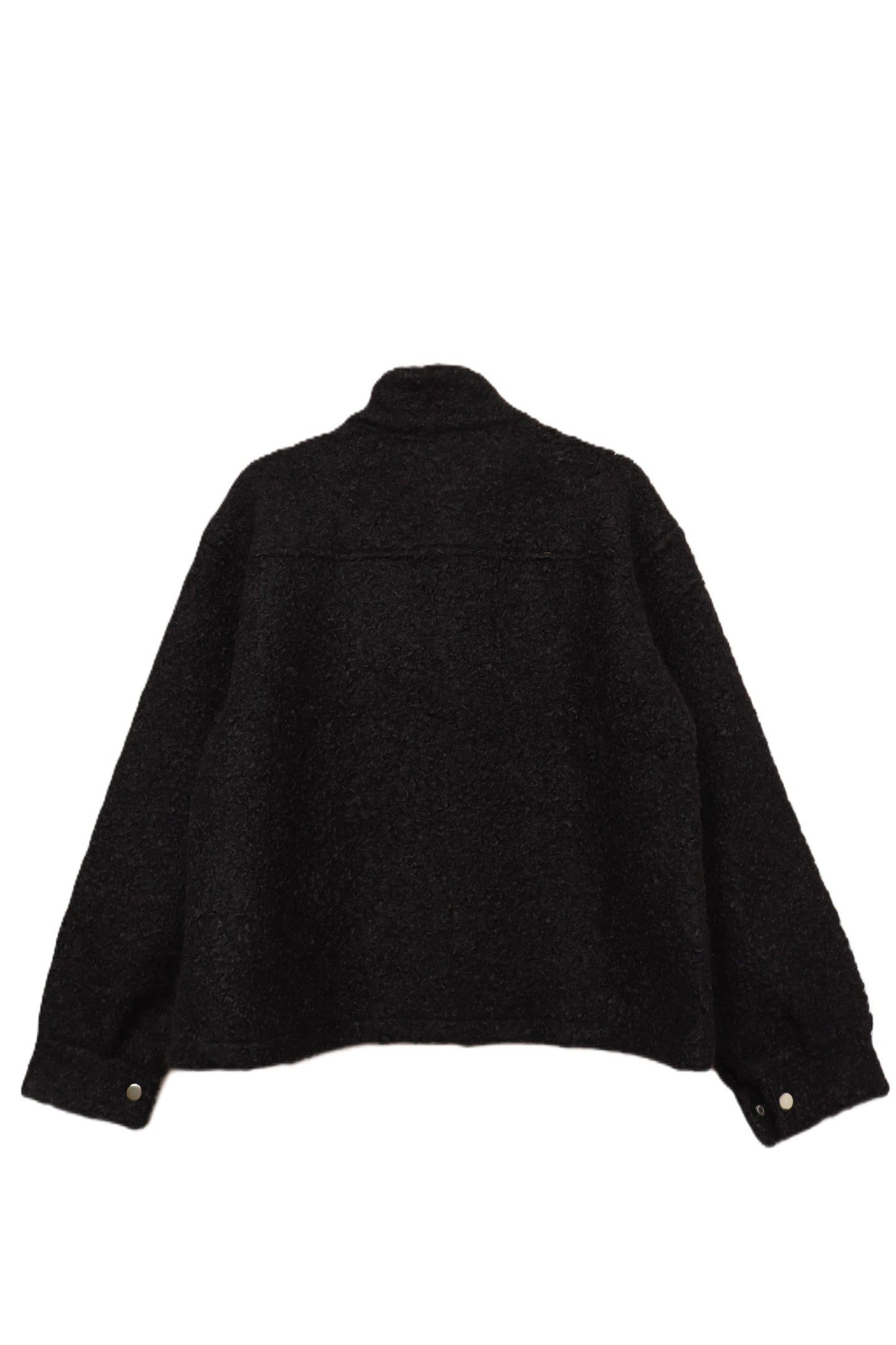 Stand Collar Wool Jacket