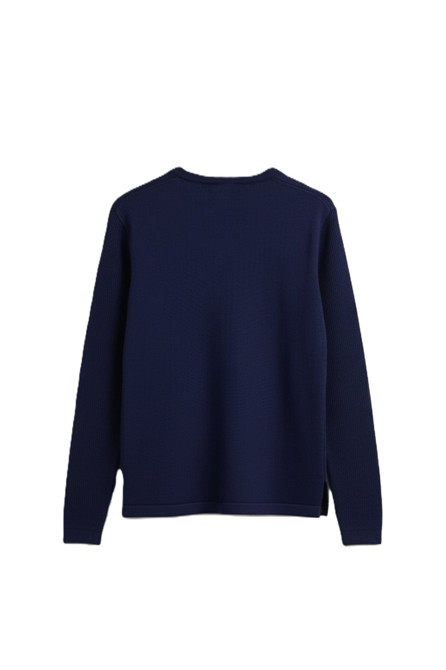 Ribbed Pullover with Side Buttons