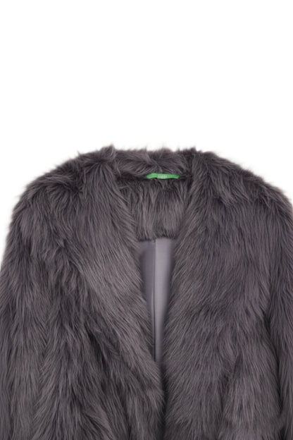 Shawl Neck Fur Jacket