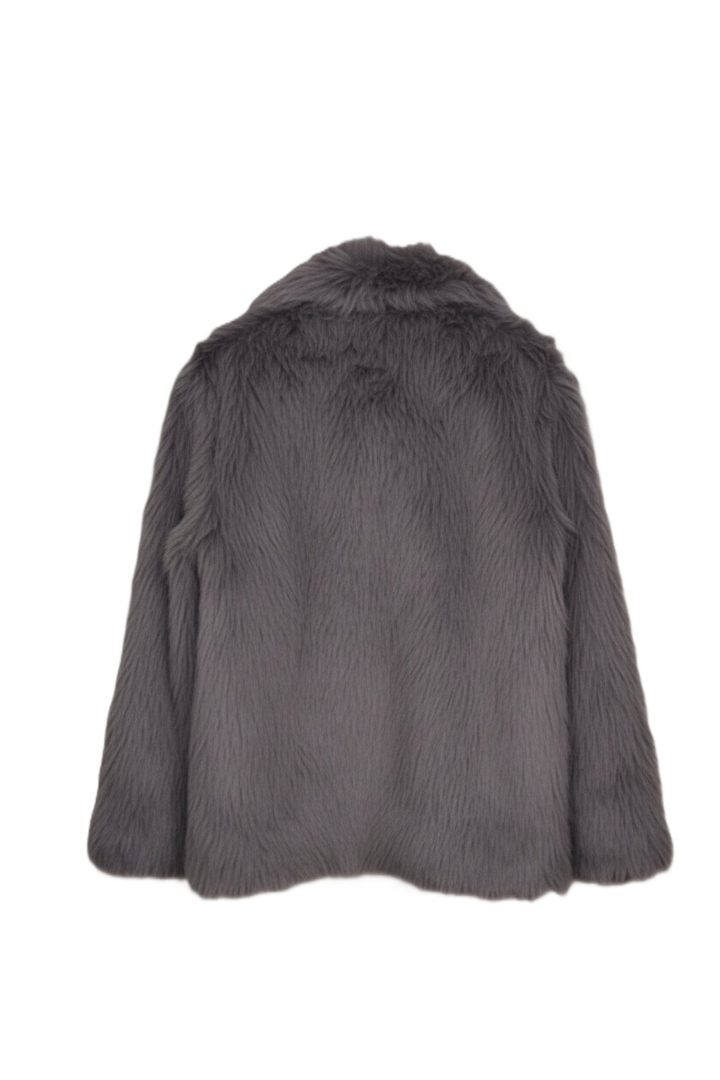 Shawl Neck Fur Jacket