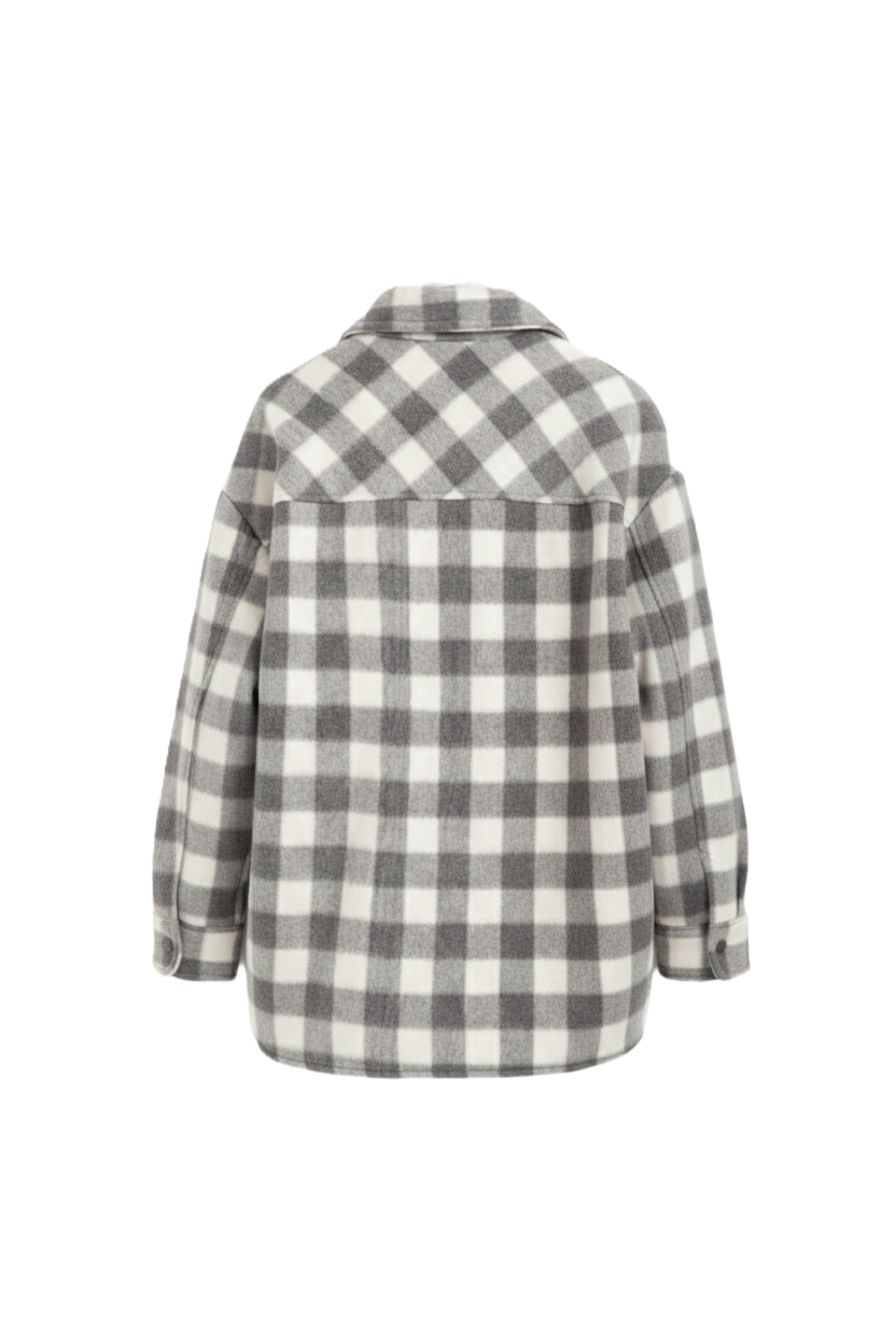 Plaid Buttoned Overshirt