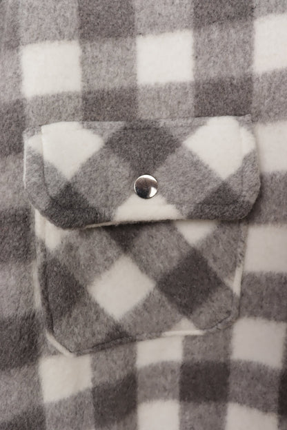 Plaid Buttoned Overshirt