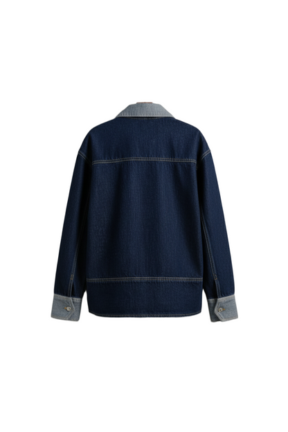 Two-Tone Denim Jacket