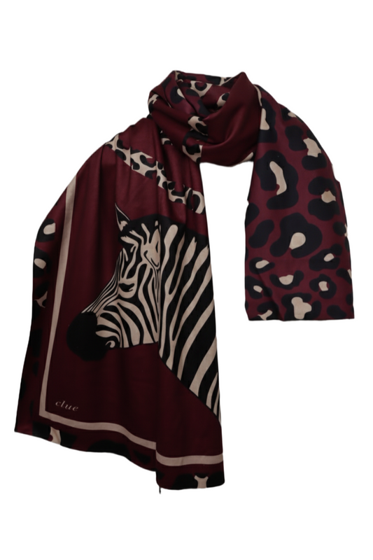 Lightweight Animal Print Scarf
