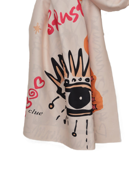 Graphic Printed Scarf