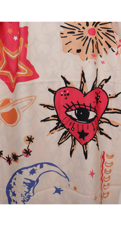 Graphic Printed Scarf