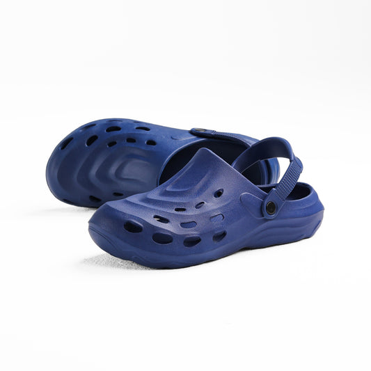 Navy Perforated Tank Clog