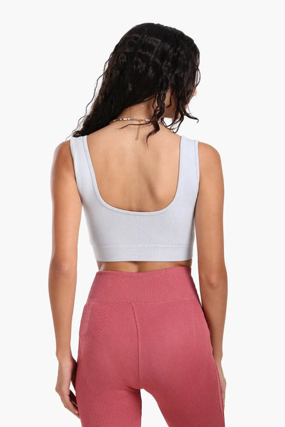 Plunge Neck Soft Bra