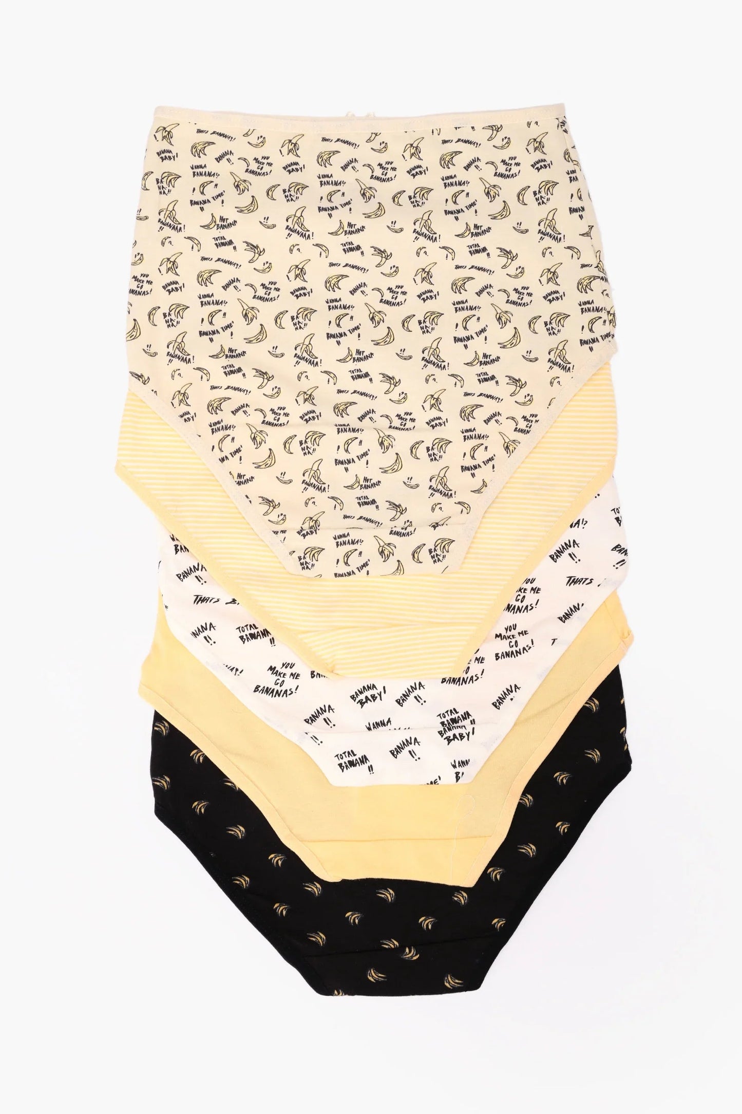 مجموعة من 5 سراويل داخلية كاملة ملونة