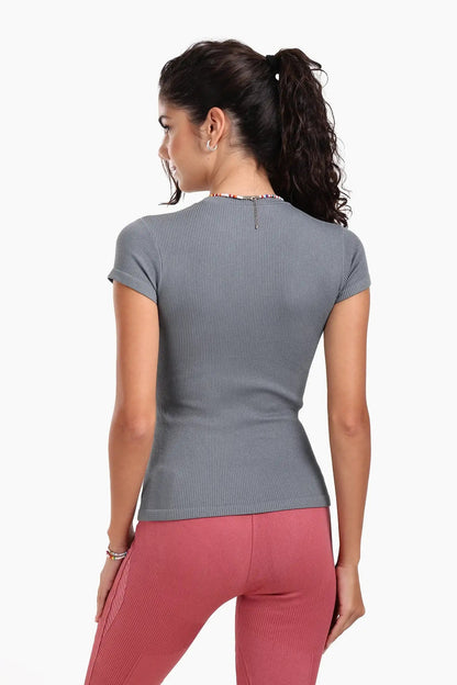 Slim Fit Ribbed Top