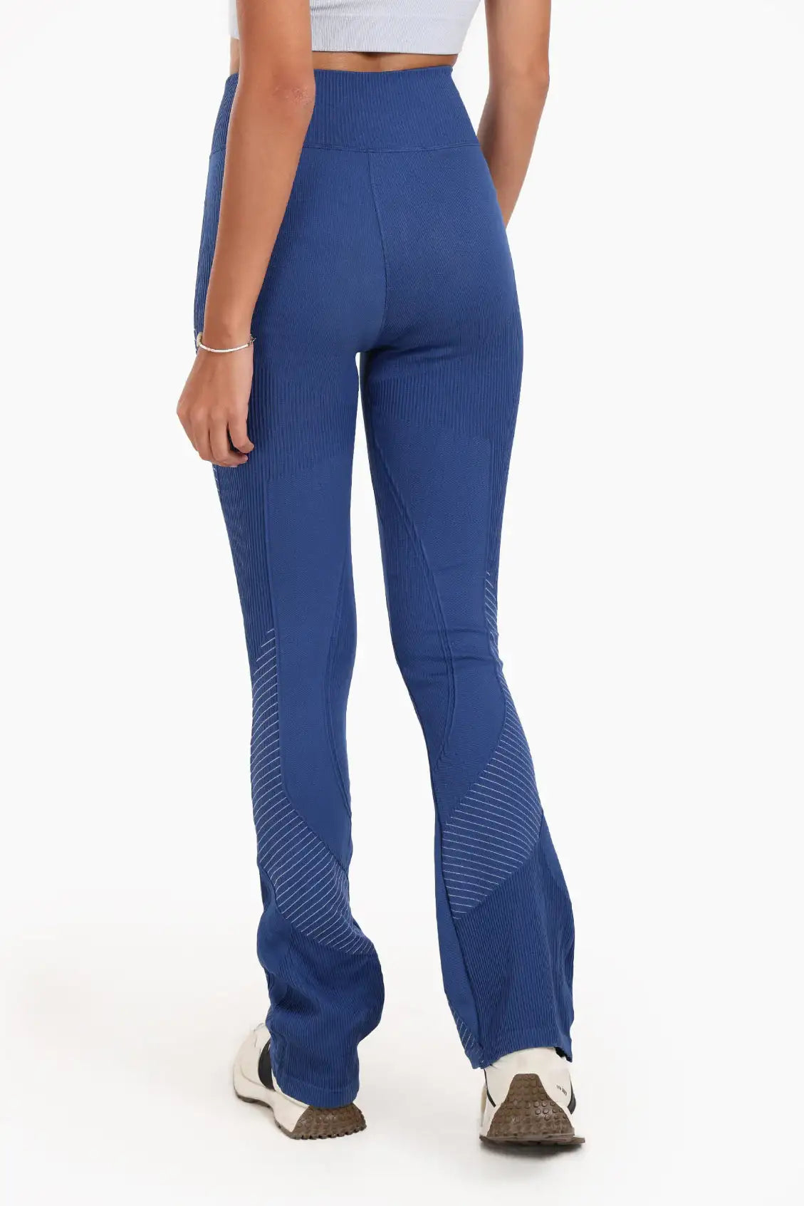 Textured High-Waist Sports Pants